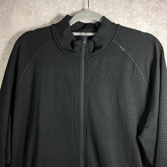Lululemon Engineered Warmth Jacket Mens Size 2XL Black Knit Full Zip Outdoor - Picture 3 of 9